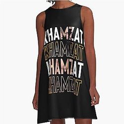 Khamzat Chimaev vs Khamzat Chimaev MMA A-Line Dress