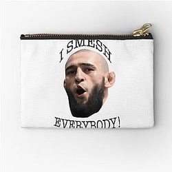 Khamzat Chimaev I Smesh Everybody Zipper Pouch