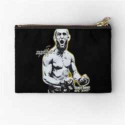 Khamzat Chimaev My Game Plan Is Smash Everybody Zipper Pouch