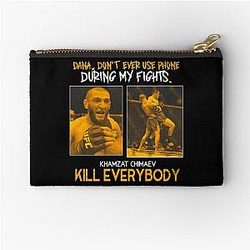Khamzat Chimaev Smesh Machine Zipper Pouch