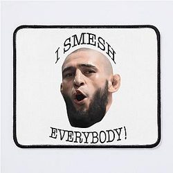 Khamzat Chimaev I Smesh Everybody Mouse Pad