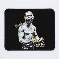 Khamzat Chimaev My Game Plan Is to Smash Everybody Mouse Pad