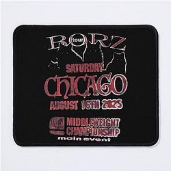 Khamzat Chimaev Borz Tour Mouse Pad