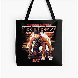 Khamzat Chimaev Pro Over Print Tote Bag