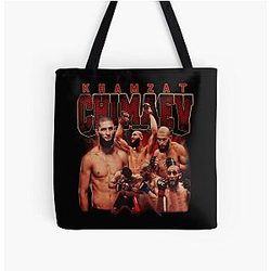 Khamzat Chimaev Vintage Tote Bag