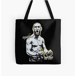 Khamzat Chimaev My Game Plan Is Smash Tote Bag