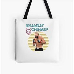 Khamzat Chimaev essential T-Shirt - Khamzat Chimaev the Wolf Poster All Over Print Tote Bag