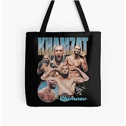 Khamzat Chimaev All Over Print Tote Bag