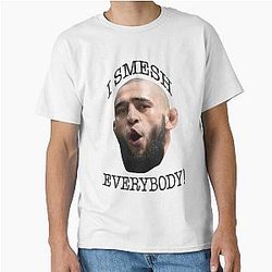 Khamzat Chimaev Smashing Everybody Funny UFC Fighter Classic T-Shirt