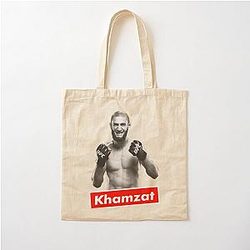 Khamzat Chimaev Cotton Tote Bag