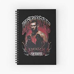 Khamzat Chimaev Borz Tour 2.0 Spiral Notebook