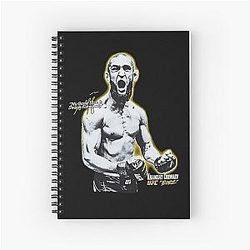Khamzat Chimaev My Game Plan Is to Smash Everybody Spiral Notebook