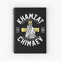 Khamzat Chimaev Spiral Notebook