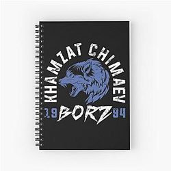 Khamzat Chimaev Spiral Notebook