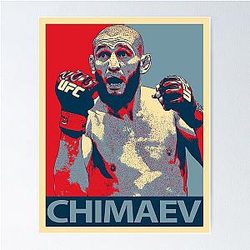 Khamzat Chimaev Poster