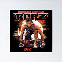 Khamzat Chimaev Poster