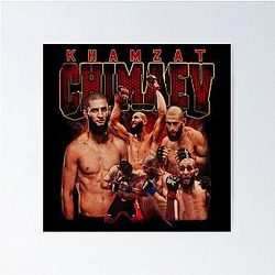 Khamzat Chimaev Poster