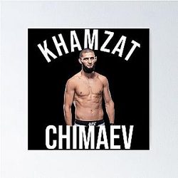 Khamzat Chimaev Poster