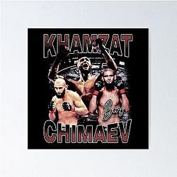 Khamzat Chimaev Borz Poster