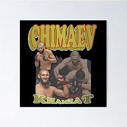 Khamzat Chimaev Smesh Bros Poster