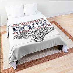 Vintage American Flag Kid Rock Comforter