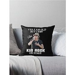 Yes I'm Old but Saw Kid Rock on Stage Throw Pillow