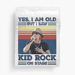 Retro I'm Old But I Saw Kid Rock On Stage Duvet Cover