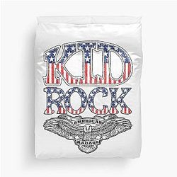 Vintage American Flag Kid Rock Duvet Cover