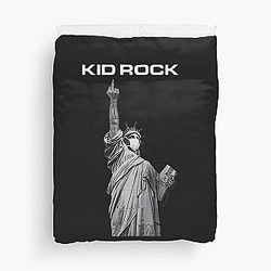 Vintage American Flag Kid Rock Duvet Cover
