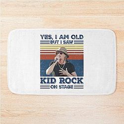 Retro I'm Old Kid Rock Bath Mat