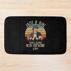 A Girl Who Loves Kid Rock Bath Mat