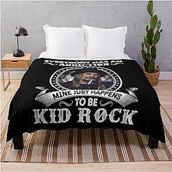 Everybody Has an Addiction Mine Just Happens to Be a Kid Rock Classic Throw Blanket