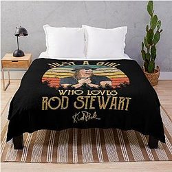 Just a Girl Who Loves Kid Rock Blanket