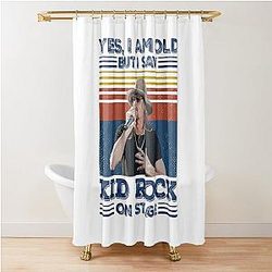 Retro I'm Old But I Saw Kid Rock On Stage Shower Curtain