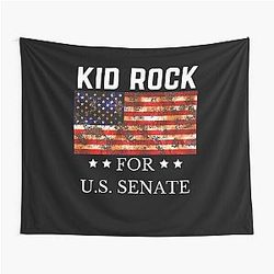 Vintage Kid Rock For Usa Senate Gifts Tapestry