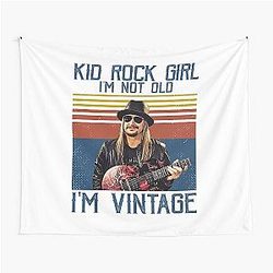 Retro Girl I'm Not Old I'm Vintage Tapestry