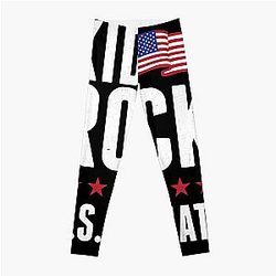 Funny Man Kid Rock for Us Senate in Rock We Trust Awesome for Music Fans Leggings
