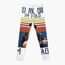 Retro Kid Rock Girl Vintage Leggings