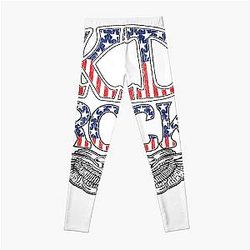 Vintage American Flag Kid Rock Leggings