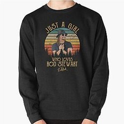 Just Girl Who Loves Kid Rock Pullover Sweatshirt
