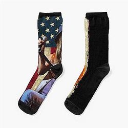 Vintage American Flag Kid Rock Socks