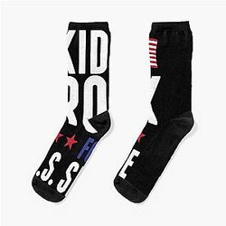 Funny Man Kid Rock For Us Senate In Rock We Trust Awesome Fans Socks