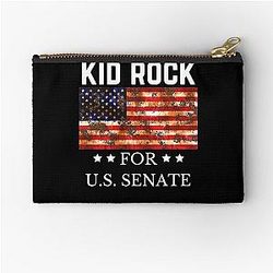 Vintage Kid Rock For USA Senate Zipper Pouch