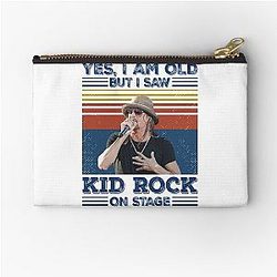 Retro Yes I'm Old But Saw Kid Rock On Stage Zipper Pouch