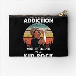 Everybody Has an Addiction Mine Just Happens to Be Kid Rock Vintage Zipper Pouch