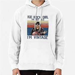 Retro Kid Rock Girl Vintage Pullover Hoodie
