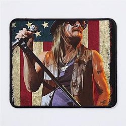 Vintage American Flag Kid Rock Essential Mouse Pad