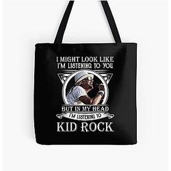 I Might Look Like I'm Listening to Kid Rock Tote Bag