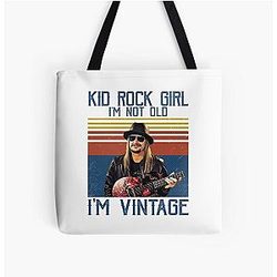 Retro Girl I'm Not Vintage Tote Bag