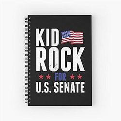 Funny Man Kid Rock For US Senate In Rock We Trust Awesome Notebook